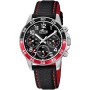 Lotus Reloj Infantil 18581/5 Junior Collection Caja de Acero Inoxidable 316l Plateado Correa de Cuero Negro