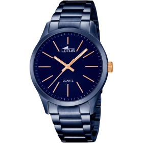 Lotus Reloj Hombre 18163/2 Minimalist Caja de Acero Inoxidable 316l Azul Correa de Acero Inoxidable 316l Azul