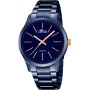 Lotus Reloj Hombre 18163/2 Minimalist Caja de Acero Inoxidable 316l Azul Correa de Acero Inoxidable 316l Azul
