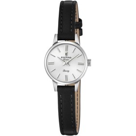 Festina Reloj Mujer F20260 Outlet Caja de Acero Inoxidable 316l Plateado Correa de Cuero