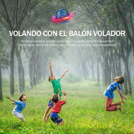 Ivtivfu Bola voladora (Azul) Flying Magica Hover Ball Fly UFO Bolas voladoras para niño y niñas, Juguetes para Exteriores para