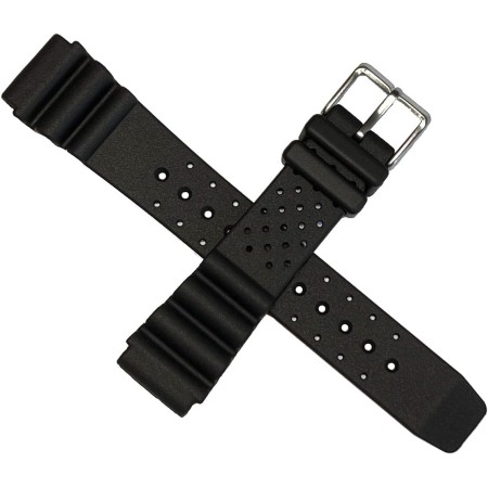 CITIZEN NY0040-09E AY5000 BN0150 - Reloj de buceo (20 mm), color negro, Poliuretano