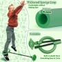 chimoo Bola de Salto de Tobillo Plegable Anillo de Salto Intermitente Colorida Anillo de Salto de Tobillo Pelota de Salto
