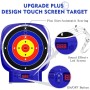 AISIPRIN Electrónico Diana para Nerf,Juegos Exterior para Niños, 2 Pistolas de Juguete,20 Dardo Espuma,Muñequeras de