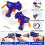 AISIPRIN Electrónico Diana para Nerf,Juegos Exterior para Niños, 2 Pistolas de Juguete,20 Dardo Espuma,Muñequeras de