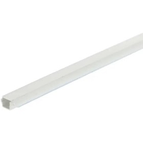 Canaleta Adhesiva con Tapa Oculta 12X7 - Ideal para Paredes - 2m 6 Unidades