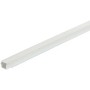 Canaleta Adhesiva con Tapa Oculta 12X7 - Ideal para Paredes - 2m 6 Unidades