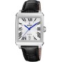 Festina Reloj Hombre F20681/1 On The Square Caja de Acero Inoxidable 316l Plateado Correa de Cuero Negro
