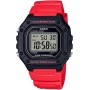 Casio W-218H-1AVCF Reloj clásico de cuarzo negro con pantalla digital para hombre