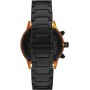 Emporio Armani Reloj Hombre, Movimiento Cronógrafo con 3 subesferas y Caja de 43mm con Correa de Acero, Piel o Silicona
