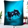 Manta para Bebé 3D Gamepad Gamer Niño niña Adolescente Gaming Manta de Franela Video Controlador de Juegos Throw Blanket para