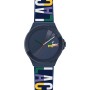 Lacoste Reloj Analógico de Cuarzo para Hombre Colección NEOCROC con Correa de Silicona Azul Marina - 2011184