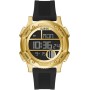 GUESS Reloj digital de silicona de 45 mm