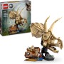 LEGO Jurassic World Fósiles de Dinosaurio: Cráneo de Triceratops Maqueta de Dinosaurio de Juguete par Niños y Niñas de 9 Años o