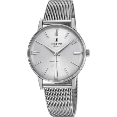 Reloj FESTINA Para Hombre F20252/1 Outlet Caja de Acero inoxidable 316l Gris plata Correa de Acero inoxidable 316l Gris plata