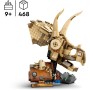 LEGO Jurassic World Fósiles de Dinosaurio: Cráneo de Triceratops Maqueta de Dinosaurio de Juguete par Niños y Niñas de 9 Años o