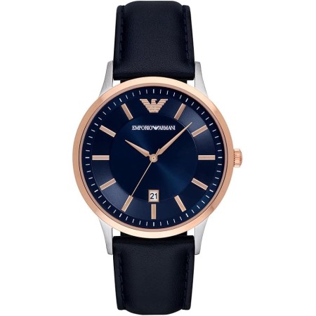 Emporio Armani Reloj Analógico para para Hombre de Cuarzo con Correa en Acero Inoxidable AR11575,