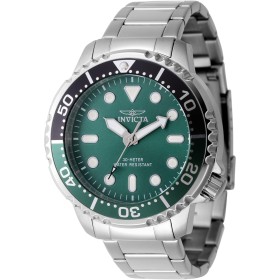 INVICTA Pro Diver 47220 Reloj para Hombre - Impermeable - Analógico - Movimiento Cuarzo - Acero Inoxidable con Esfera Azul -