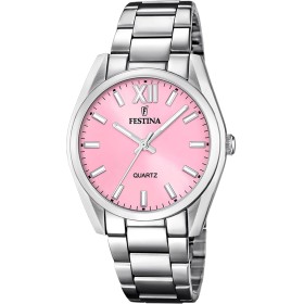 Festina Reloj Mujer F20622 Boyfriend Caja de Acero Inoxidable 316l Plateado Correa de Acero Inoxidable 316l Plateado