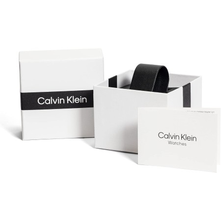 Calvin Klein Reloj Analógico de Cuarzo multifunción para Mujer Colección Shape Collection con Correa en Acero Inoxidable
