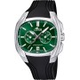 Lotus Reloj Hombre 15756/G Outlet Caja de Acero Inoxidable 316l Plateado Correa de Caucho Negro