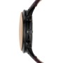 Fossil Reloj para hombre Townsman 44mm, movimiento cronógrafo de cuarzo, caja de 44mm de acero inoxidable negro con correa de