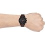 Fossil Reloj para hombre Townsman 44mm, movimiento cronógrafo de cuarzo, caja de 44mm de acero inoxidable negro con correa de