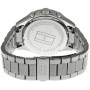 Tommy Hilfiger Reloj Analógico de Cuarzo multifunción para Hombre con Correa en Acero Inoxidable Plateada - 1791104