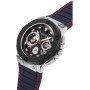 GUESS Reloj para Hombre de 44 mm, Correa Azul Marino, Esfera Azul Marino