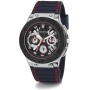 GUESS Reloj para Hombre de 44 mm, Correa Azul Marino, Esfera Azul Marino