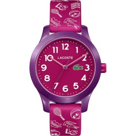 Lacoste Reloj Analógico de Cuarzo para Niños Colección LACOSTE.12.12 Kids con Correa de Silicona Rosa - 2030012
