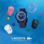 Lacoste Reloj Analógico de Cuarzo para Niños Colección LACOSTE.12.12 Kids con Correa de Silicona Rosa - 2030012