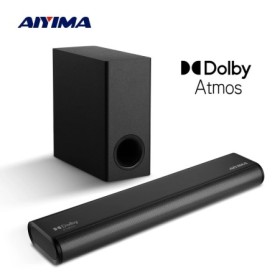 AIYIMA S07 Dolby -Barra de sonido 2,1, Subwoofer inalámbrico de 150W, 