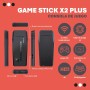 Retro Game Stick X2 Plus 64GB. Consola Game Stick 4K 40000 Juegos, Plug & Play. Gamestick X2 con 2 Controladores inalámbricos