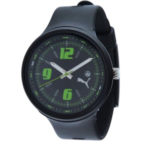 Puma 289100142PU910691004 - Reloj analógico de Cuarzo para Hombre, Correa de plástico Color Negro