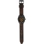 Fossil Reloj para Hombre Machine, Movimiento cronógrafo de Cuarzo, Caja de 45mm de Acero Inoxidable Ahumado con Correa de Acero