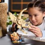LEGO Jurassic World Fósiles de Dinosaurio: Cráneo de Triceratops Maqueta de Dinosaurio de Juguete par Niños y Niñas de 9 Años o