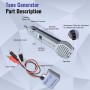 Fuhjythy Kit de Generador de Tonos, Probador de Circuitos de Trazador de Cables, Kit de Tono y Sonda, Probador de Cables 200EP,