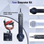 Fuhjythy Kit de Generador de Tonos, Probador de Circuitos de Trazador de Cables, Kit de Tono y Sonda, Probador de Cables 200EP,