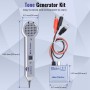 Fuhjythy Kit de Generador de Tonos, Probador de Circuitos de Trazador de Cables, Kit de Tono y Sonda, Probador de Cables 200EP,