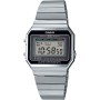 Casio Collection - Reloj Digital para Mujer A700WE con Correa de Acero Inoxidable