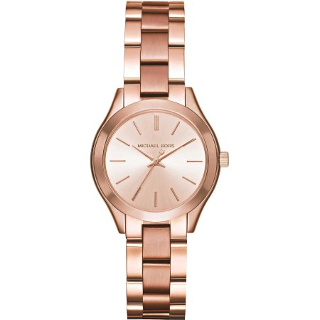 Michael Kors Runway Reloj para Mujer, Movimiento de Cuarzo con Correa de Acero, cerámica o Piel