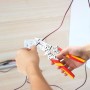 MDMAH Alicates pelacables, herramienta electricista, alicates de electricista, pelacables de cable, pelacables para pelar,