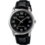 Casio Reloj Analógico para Hombres de Cuarzo con Correa en Piel MTPV001L-1B