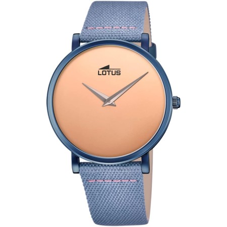 LOTUS Reloj Hombre 18781/1 Outlet Caja de Acero Inoxidable 316l Azul Correa de Nylon Azul