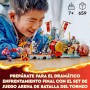 LEGO Ninjago Arena de Batalla del Torneo Juguete Ninja de Construcción con 6 Minifiguras Inc. Kai y Sora, Juego Infantil de