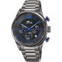 Lotus Reloj Hombre 18686/3 Chrono Caja de Acero Inoxidable 316l Negro Correa de Acero Inoxidable 316l Negro
