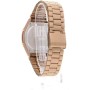 Casio Reloj Cuarzo Mujer 34.00mm con dial Digital LCD y Correa de Pulsera de Metal Rosa B640WC-5AEF