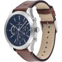 Tommy Hilfiger Reloj analógico multifunción de Cuarzo para Hombre con Correa de Cuero o Acero Inoxidable