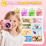 LUVTOY Instant Children's Photo Camera, 2.4 Inch Instant Camera Children with 32 GB Card and Printing Paper, 1080P Children's